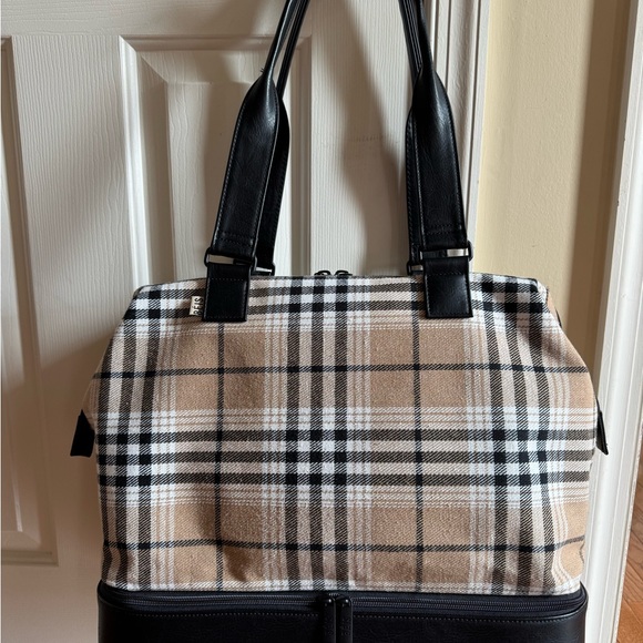 Beis mini weekender in plaid - Picture 2 of 4